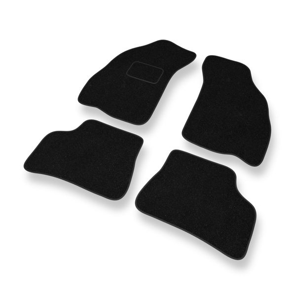 Alfombrillas de fieltro adecuadas para Hyundai Accent I Coupé, Hatchback, Berlina (1995-1999) - alfombras para coche - color negro