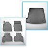 Conjunto de alfombrilla para maletero y alfombrillas para el interior del coche TPE para: Alfa Romeo Stelvio 949 SUV (01.2017-....) - sin subwoofer