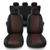 Fundas universales para asientos de coche para Fiat Panda II, III (2003-....) - PF-RD