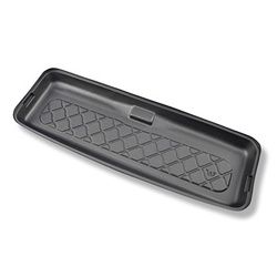 Alfombra para maletero adecuada para Suzuki Jimny II GJ SUV (10.2018-2020) - Protector maletero - Alfombrilla maletero antideslizante - maletero inferior; sin un compartimento de plástico en el maletero; para detrás de la 2a fila de asientos