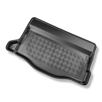 Alfombra para maletero adecuada para Honda Jazz IV Hybrid e:HEV Hatchback, Crosstar (06.2020-....) - Protector maletero - Alfombrilla maletero antideslizante - con / sin subwoofer; posibilidad de quitar el compartimento izquierdo
