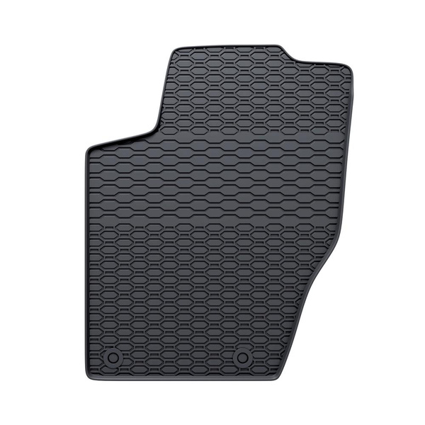 Alfombrillas de goma adecuadas para Peugeot 307 I Break, Hatchback, Cabrio, Berlina, SW (2001-2007) - alfombras para coche - negro - 4 unidades