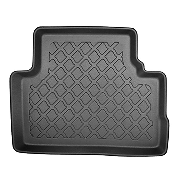 Conjunto de alfombrilla para maletero y alfombrillas para el interior del coche TPE para: Nissan Qashqai II Crossover (02.2014-05.2021) - parte inferior del maletero: con kit de reparación (Acenta & Tekna) y todos los modelos (Visia); con rueda de repuest