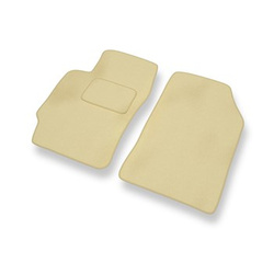 Alfombrillas de Velour adecuadas para Toyota Camry IV Familiar, Berlina (1994-1999) - alfombras para coche - Premium color beige
