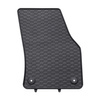 Alfombrillas de goma adecuadas para Seat Ateca SUV (2016-....) - alfombras para coche - negro - 4 unidades