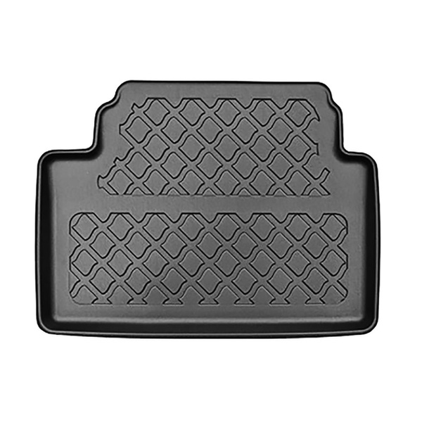 Conjunto de alfombrilla para maletero y alfombrillas para el interior del coche TPE para: Citroen C5 Aircross SUV (02.2019-....) - maletero superior (borde de carga del maletero igualado); suelo móvil en la posición superior; no adecuado para versión Plug
