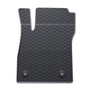 Alfombrillas de goma adecuadas para Chevrolet Trax Crossover (2012-2022) - alfombras para coche - negro - 4 unidades