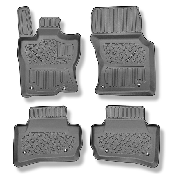 Alfombrillas de TPE adecuadas para Land Rover Range Rover Velar L560 SUV (2020-....) - también para MHEV, Plug-in Hybrid - alfombras para coche