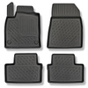Alfombrillas de TPE adecuadas para Renault Clio V Hatchback (09.2019-....) - también con tracción híbrida - alfombras para coche