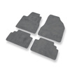 Alfombrillas de Velour adecuadas para Lexus RX II XU30 SUV (2003-2009) - alfombras para coche - Premium color gris