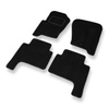 Alfombrillas de Velour adecuadas para Land Rover Discovery III SUV (2004-2009) - alfombras para coche - Premium color negro