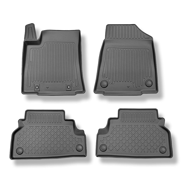 Alfombrillas de TPE adecuadas para Hyundai Kona II (electric) SUV (04.2023-....) - alfombras para coche