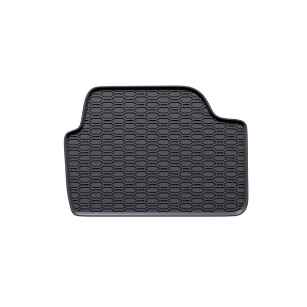 Alfombrillas de goma adecuadas para BMW 1 E82, E87, E88 Coupé, Hatchback, Cabrio (2004-2013) - alfombras para coche - negro - 4 unidades