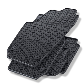 Alfombrillas de goma adecuadas para Skoda Fabia I Hatchback (1999-2008) - alfomb