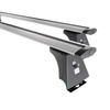 Portaequipajes de techo adecuadas para Fiat Ducato IV Furgoneta (2014-....) - baca plata para coche - barras para techo de coche - puntos de montaje - aluminio