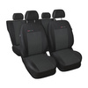Fundas de asientos hechas a medida para Skoda Citigo Hatchback (2011-2019) segunda fila - banqueta completa - E1