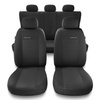 Fundas universales para asientos de coche para Alfa Romeo 166 I, II, III (1998-2007) - UNE-3