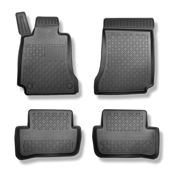 Alfombrillas de TPE adecuadas para Mercedes-Benz Classe C W204 Berlina (04.2007-