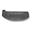 Alfombra para maletero adecuada para Hyundai Grand Santa Fe III DM SUV (10.2013-07.2018) - Protector maletero - Alfombrilla maletero antideslizante - 7 plazas - 3a fila levantada (para el espacio detrás de la 3a fila de asientos)