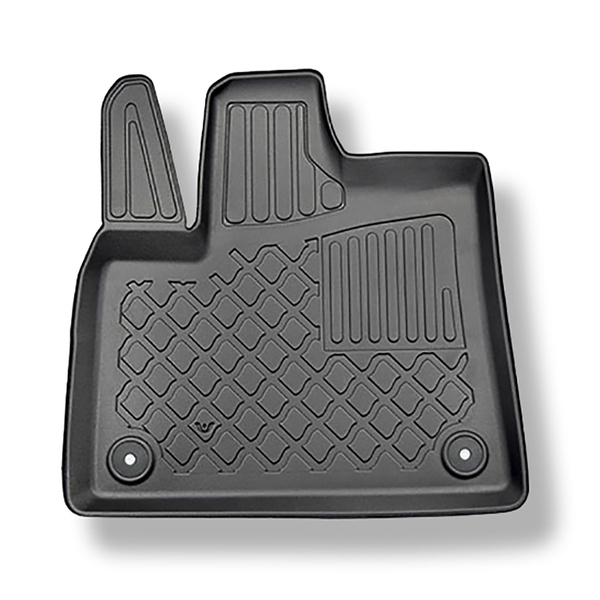 Conjunto de alfombrilla para maletero y alfombrillas para el interior del coche TPE para: Citroen Berlingo III Furgonetaeta (06.2018-....) - 5 plazas; separación corta de eje; también versión eléctrica; asientos ajustables y no ajustables en la 1ra fila