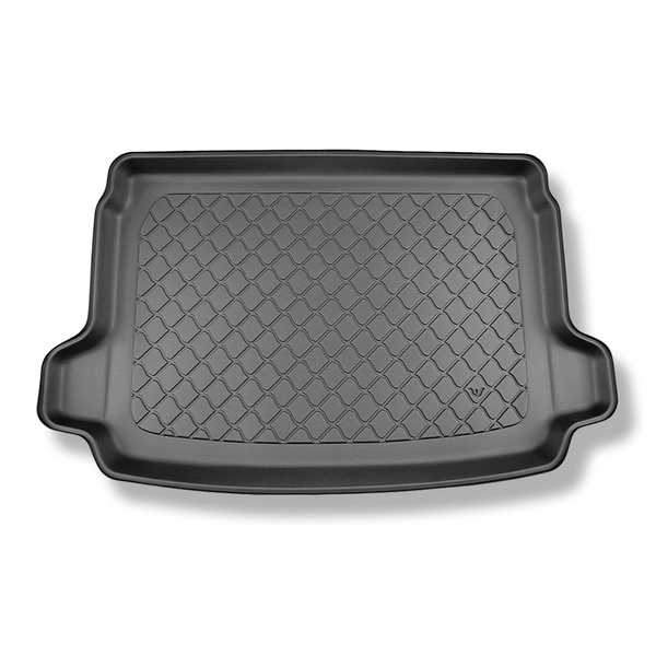 Alfombra para maletero adecuada para Fiat 600e Hatchback (09.2023-....) - Protector maletero - Alfombrilla maletero antideslizante - parte superior del maletero; base móvil en la posición más alta