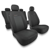 Fundas universales para asientos de coche para Mitsubishi L200 I, II, III, IV, V, VI (1993-....) - UNE-3