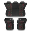 Fundas universales para asientos de coche para Audi A4 B5, B6, B7, B8, B9 (1995-....) - UNE-RD