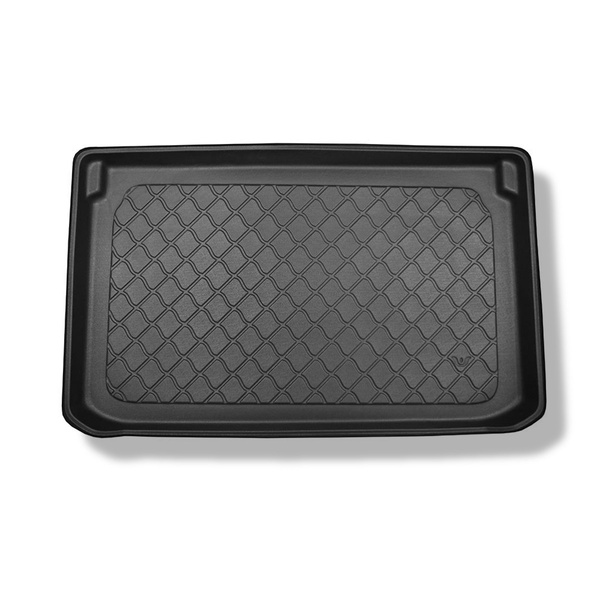 Alfombra para maletero adecuada para Opel Corsa E Hatchback (12.2014-05.2019) - Protector maletero - Alfombrilla maletero antideslizante - parte superior del maletero (entrada de carga plana)