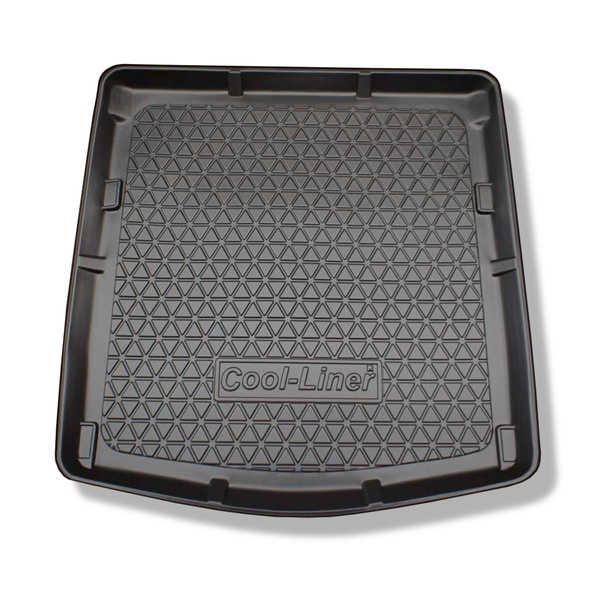 Alfombra para maletero adecuada para Audi A4 B8 Sedan (01.2008-10.2015) - Protector maletero - Alfombrilla maletero antideslizante - también versión Quattro