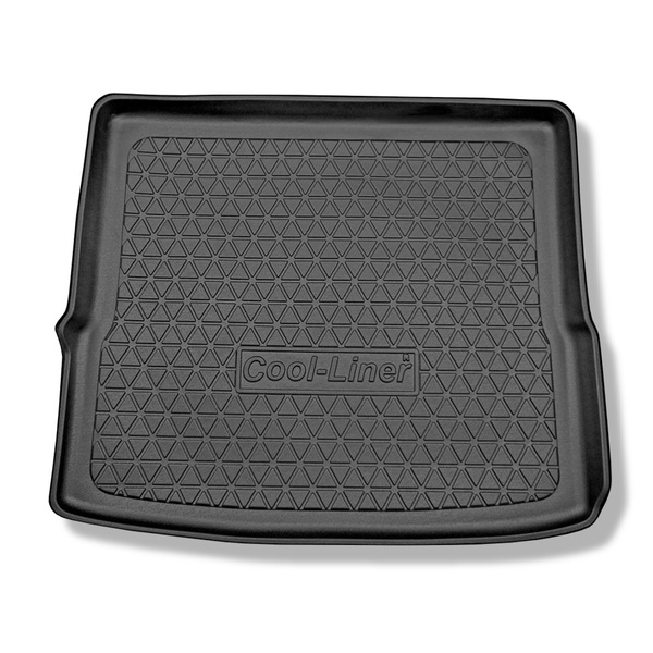 Alfombra para maletero adecuada para BMW X1 F48, U11 SAV (10.2015-....) - Protector maletero - Alfombrilla maletero antideslizante - asiento trasero fijo / no corredizo