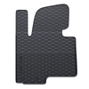 Alfombrillas de goma adecuadas para Kia Sportage III SUV (2010-2016) - alfombras para coche - negro - 4 unidades