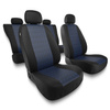 Fundas universales para asientos de coche para Mitsubishi Space Star (2014-2019) - PF-BL