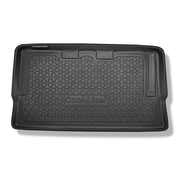 Alfombra para maletero adecuada para Mercedes-Benz Classe V W447 Furgoneta (06.2014-....) - Protector maletero - Alfombrilla maletero antideslizante - versión larga (distancia entre ejes 3200 mm, longitud del coche 5.140 mm); para detrás de la 3a fila de