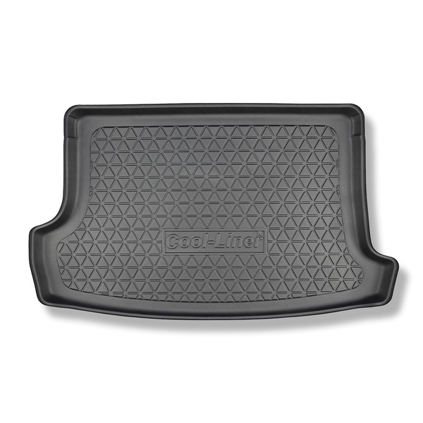 Alfombra para maletero adecuada para Volkswagen T-Roc SUV (12.2017-....) - Protector maletero - Alfombrilla maletero antideslizante - maletero superior; piso móvil en la posición más alta