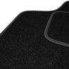 Alfombrillas de Velour adecuadas para Mazda 323 VI Hatchback, Berlina (1998-2003) - alfombras para coche - Premium color negro