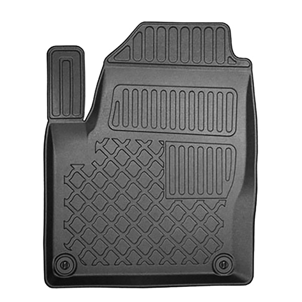 Conjunto de alfombrilla para maletero y alfombrillas para el interior del coche TPE para: Ford Galaxy I Monovolumen (1995-05.2006) - 5/7 plazas; 3a fila de asientos removida