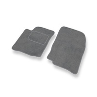 Alfombrillas de Velour adecuadas para Suzuki Grand Vitara I (1997-2005) - alfombras para coche - Premium color gris