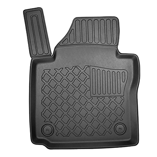 Conjunto de alfombrilla para maletero y alfombrillas para el interior del coche TPE para: Volkswagen Touran I 1T Monovolumen (09.2010-08.2015) - 7 plazas; tercera fila vacía