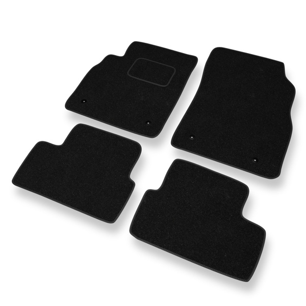 Alfombrillas de fieltro adecuadas para Chevrolet Cruze Hatchback, Familiar, Berlina (2008-2016) - alfombras para coche - color negro
