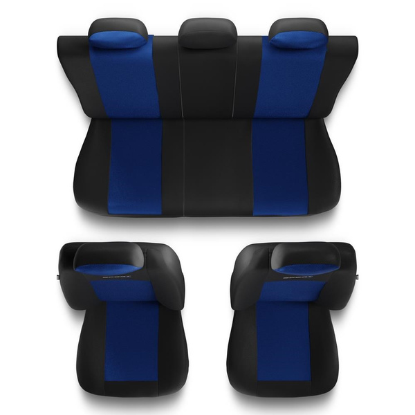 Fundas universales para asientos de coche para Dacia Sandero I, II, III (2008-....) - S-BL
