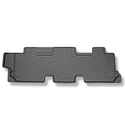 Alfombrillas de TPE adecuadas para Volkswagen Transporter T5, T6, T6.1 Furgoneta (2003-2024) - tercera fila - alfombras para coche