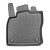 Alfombrillas de TPE adecuadas para Volkswagen Caddy V Familiar (11.2020-....) - 5 o 7 plazas; sin la tercera fila - alfombras para coche