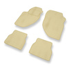 Alfombrillas de Velour adecuadas para Alfa Romeo 166 I Berlina (1998-2003) - alfombras para coche - Premium color beige