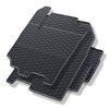 Alfombrillas de goma adecuadas para Suzuki Vitara III SUV (2015-....) - alfombras para coche - negro - 4 unidades