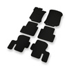 Alfombrillas de fieltro adecuadas para Mercedes-Benz Classe R W251 Furgoneta (2005-2012) - alfombras para coche - color negro