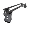 Portaequipajes de techo adecuadas para Iveco Daily III, IV, V, VI Furgoneta (2000-....) - baca negra para coche - barras para techo de coche - puntos de montaje - acero