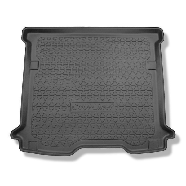 Alfombra para maletero adecuada para Dacia Dokker Furgoneta (11.2012-09.2021) - Protector maletero - Alfombrilla maletero antideslizante - 5 plazas
