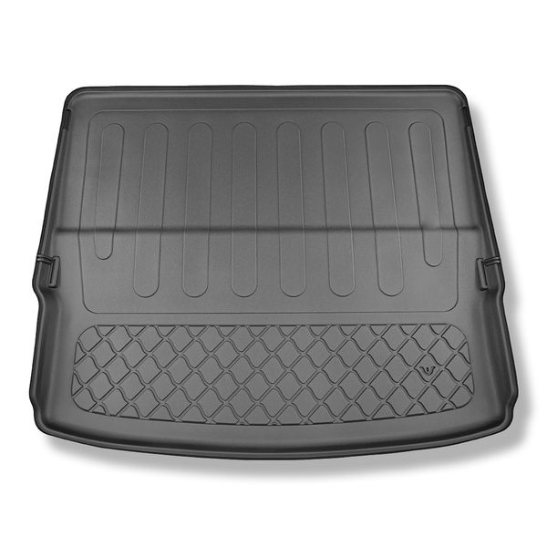 Alfombra para maletero adecuada para Nissan X-Trail IV (T33) e-Power SUV (09.2022-....) - Protector maletero - Alfombrilla maletero antideslizante - 7 plazas; 3a fila abatible