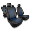 Fundas universales para asientos de coche para Fiat Albea I, II (2002-2010) - CM-BL