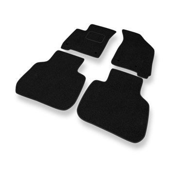Alfombrillas de fieltro adecuadas para Fiat Freemont (2011-2016) - alfombras para coche - color negro